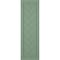 Ekena Millwork True Fit PVC Single Panel Herringbone Modern Style Fixed Mount Shutters, Track Green, 12W x 32H, PR TFP001HB12X032TG - alternate 5